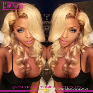 100% brazilian human hair honey blonde human hair full lace wig